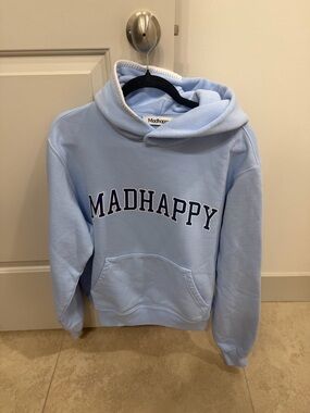 Mad Happy Medium Blue Hoodie. 💙⚡️